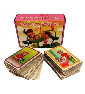 Yuka Kids Sıralama Kartları 7 Li