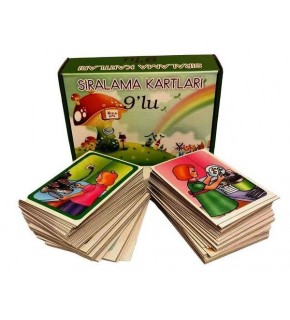 Yuka Sıralama Kartları 9 Lu