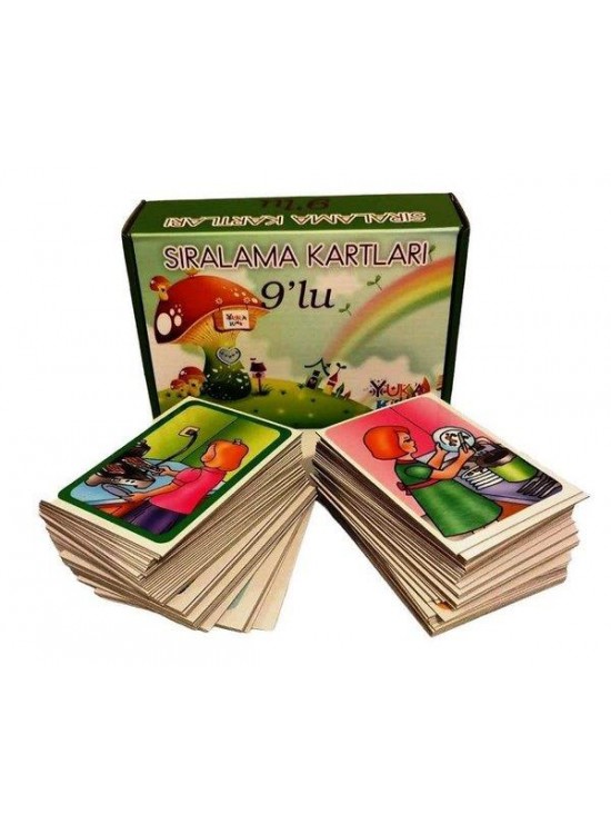 Yuka Sıralama Kartları 9 Lu