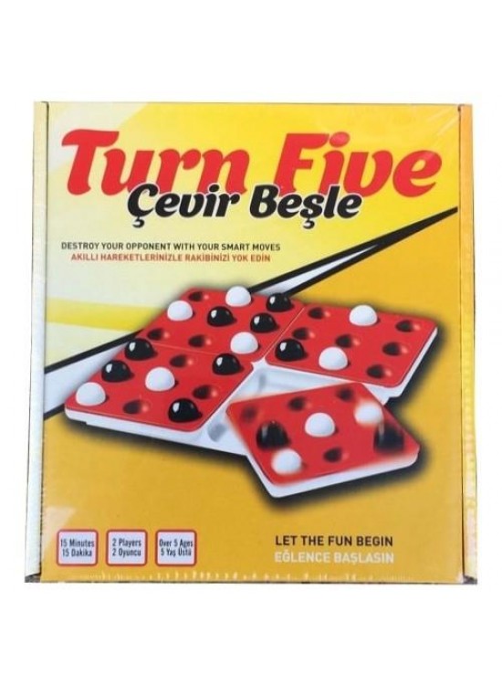 Zekice Beş Top Turn Five Oyunu (Çevir Beşle)