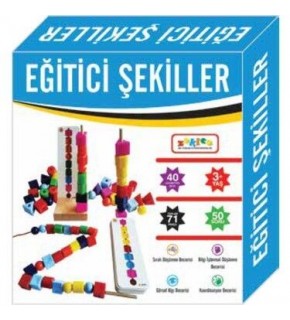 Zekice Eğitici Şekiller 30 Parça