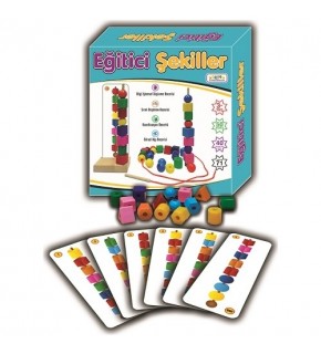 Zekice Eğitici Şekiller Yarış Oyunu Zk-E01