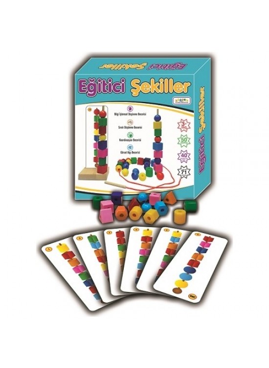 Zekice Eğitici Şekiller Yarış Oyunu Zk-E01