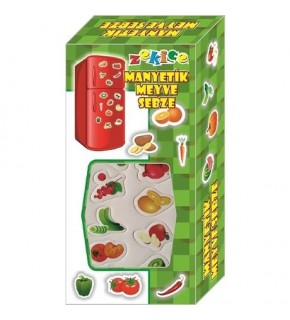 Zekice Manyetik Sebze Meyve 52Parça Zkc5899