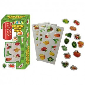 Zekice Manyetik Sebze Meyve 52Parça Zkc5899