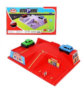 Zuzu Oyuncak Arabalı Otopark Seti Kutulu